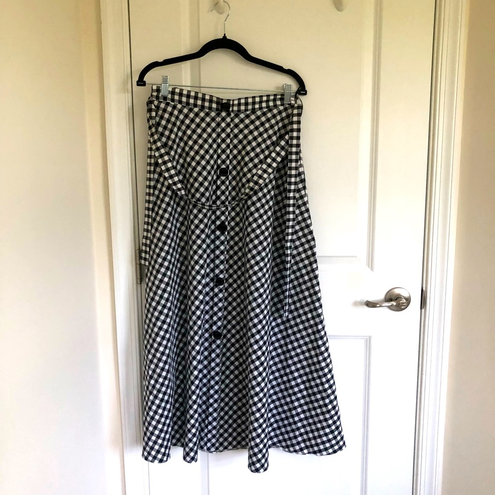 Maxi linen skirt